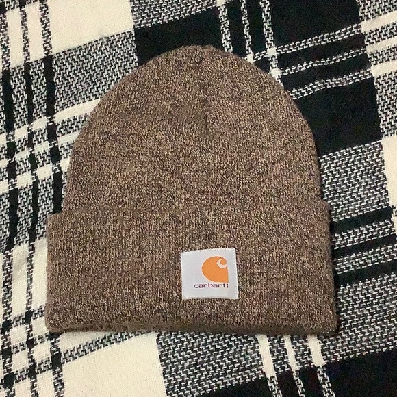 Carhartt Other - Carhartt brown marled knit cuffed beanie hat